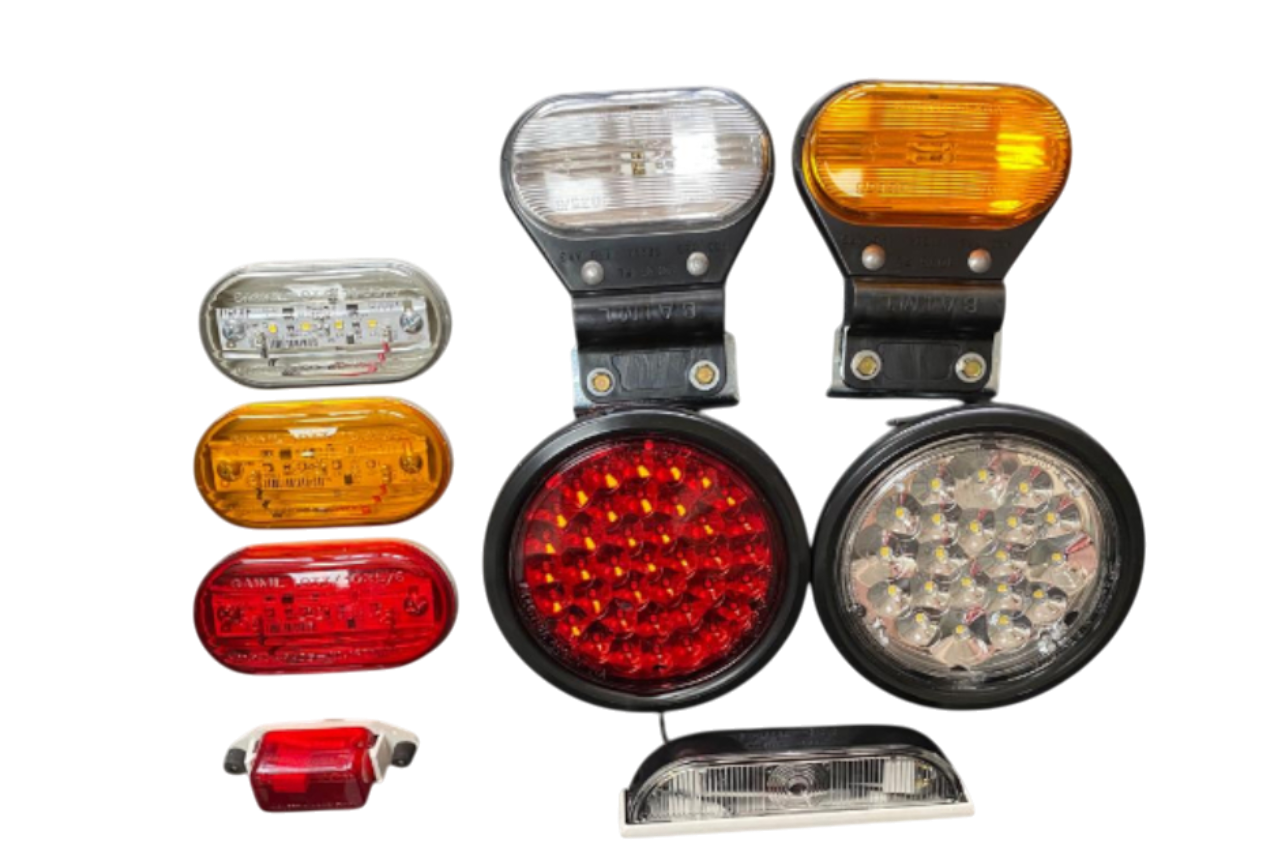 Faros Laterales, Posición, Patente y Portalampara